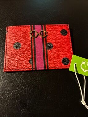 CWonder  Ladybug Card Holder with Gold Accent